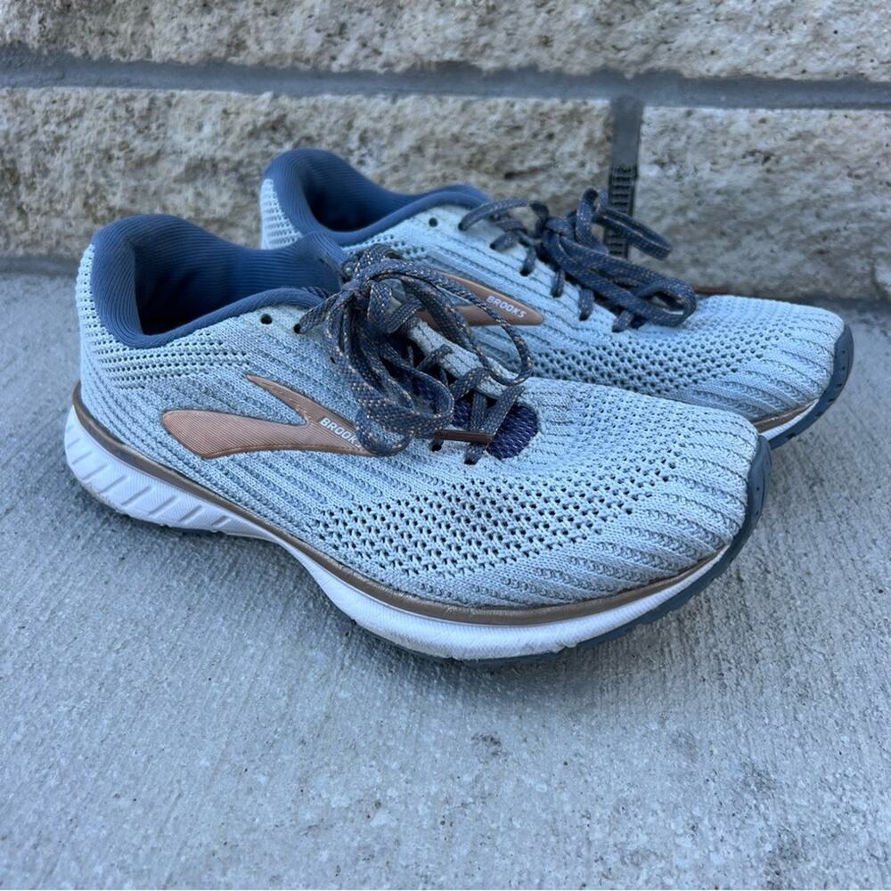 Brooks Revel 3 Gray Gold running Shoes 1203021b089 Size 6B